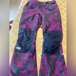 North Face snow pants 2022 print.